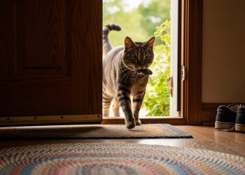 O que significa quando o gato traz presentes para alguém da casa?