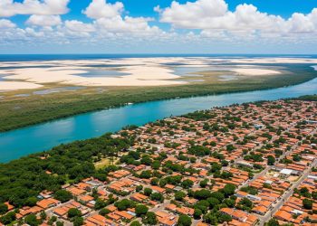 Essa cidade do Nordeste encanta visitantes brasileiros e estrangeiros com dunas, lagoas cristalinas e tranquilidade à beira do rio