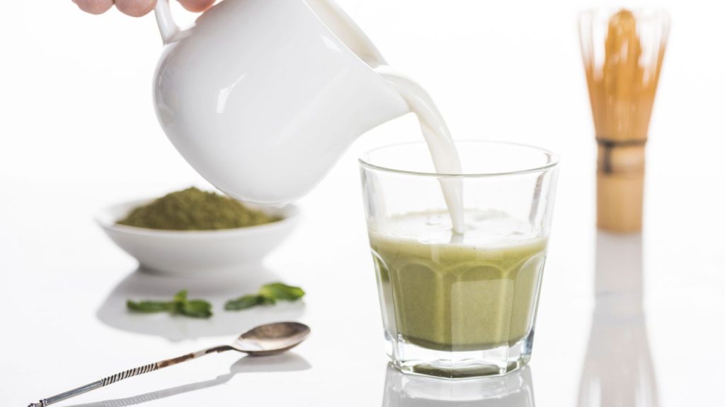 chá matcha 