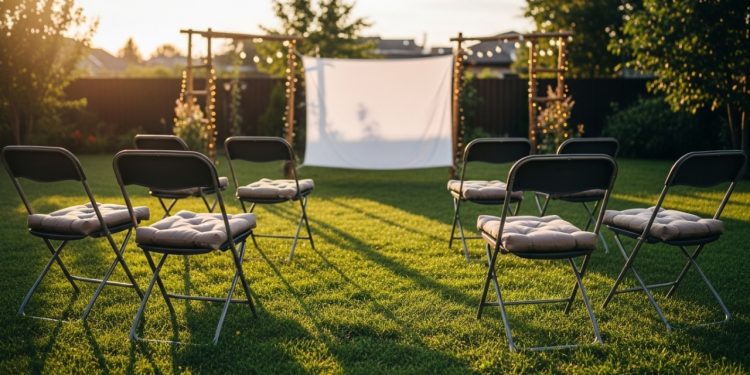 Como fazer um cinema para a família no seu jardim pagando barato