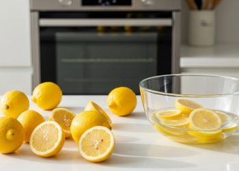 Qual é o propósito de colocar meio limão no forno da cozinha?
