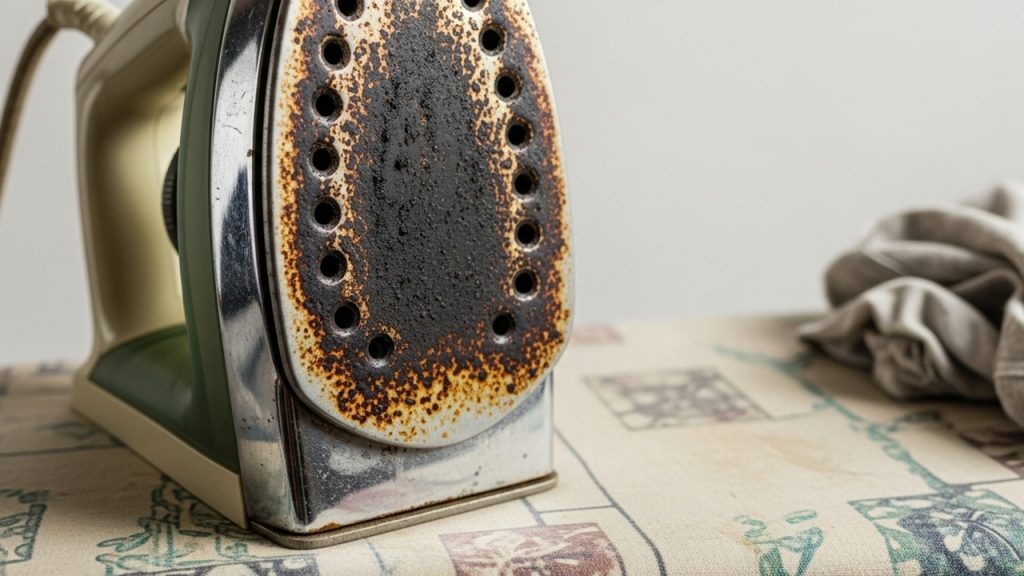 Como limpar um ferro queimado e manchado para deixá-lo como novo