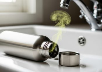 Como eliminar o mau cheiro das garrafas reutilizáveis de plástico ou térmicas para sempre
