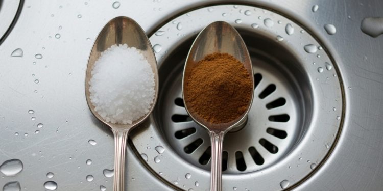 Duas colheres na pia: uma maneira natural de se livrar de entupimentos e odores sem produtos químicos