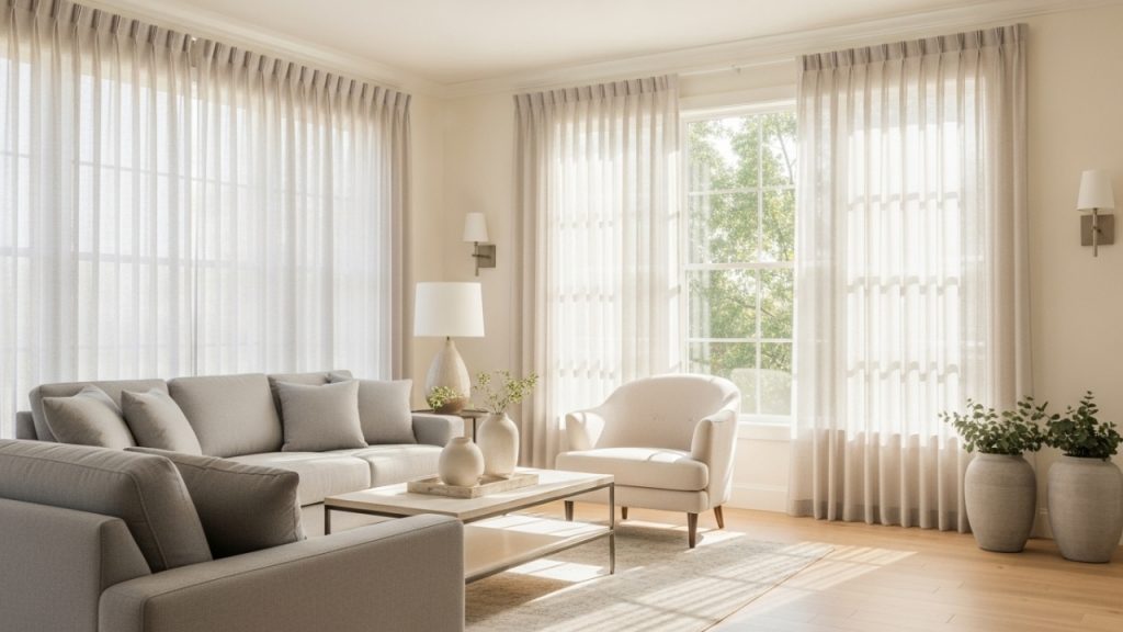 Adeus às cortinas pesadas: a nova era do design de interiores aposta na luz e na simplicidade