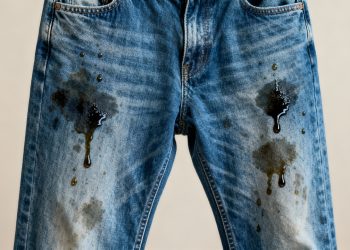 Truque caseiro que apaga manchas de óleo do jeans