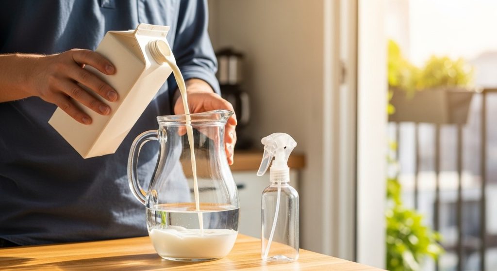 Borrifar leite diluído nas folhas do limoeiro: por que é recomendado e para que serve?