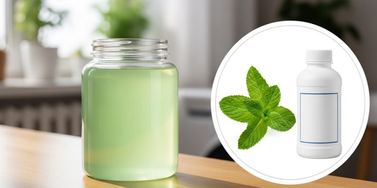 Como fazer desinfetante caseiro de hortelã com bicarbonato para limpar e perfumar a casa