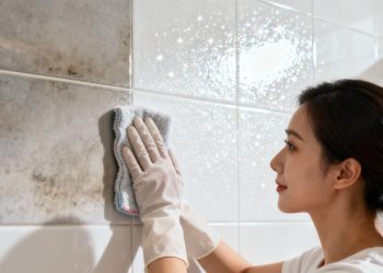 Truque caseiro que deixa azulejos de banheiro novos e sem mofo