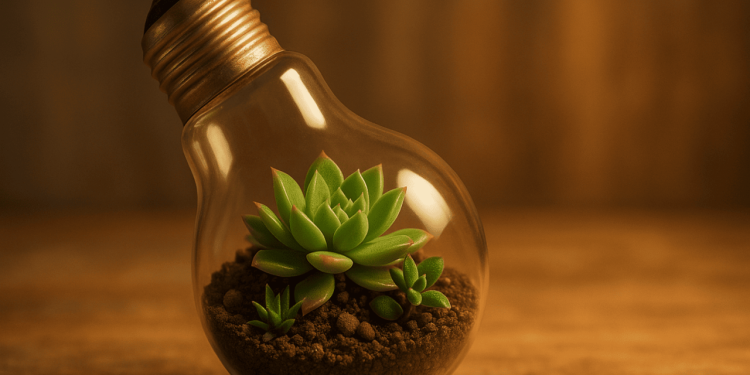 Transforme lâmpadas queimadas em mini-vasos e decore com custo quase zero
