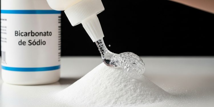 Essa mistura de cola com bicabornato cria um dos adesivos mais fortes do mundo