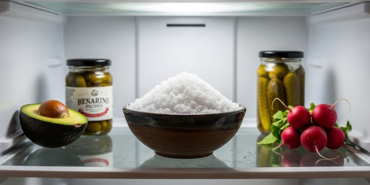 Como o sal grosso evita odores da geladeira e deixa tudo fresco?