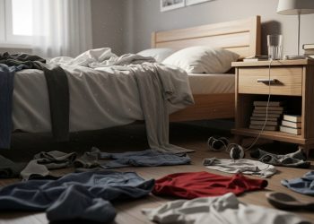 Como as roupas sujas no quarto prejudicam seu sono e a saúde mental?