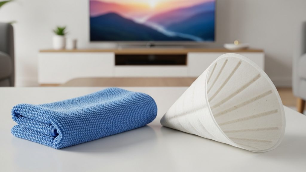 Adeus ao pano de microfibra: a nova tendência para limpar telas de TV