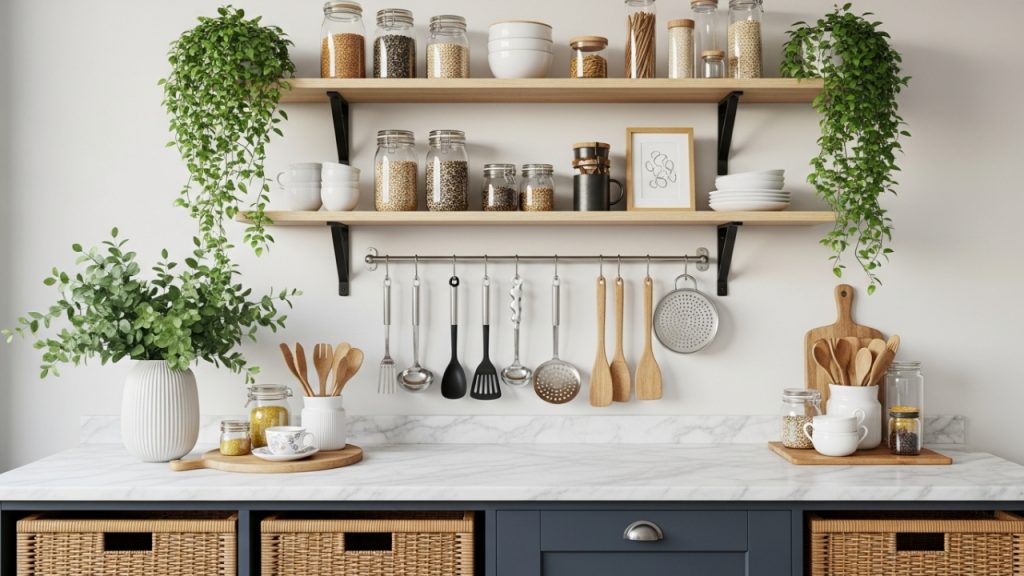 Mini prateleiras de cozinha: ideias para aproveitar melhor o espaço