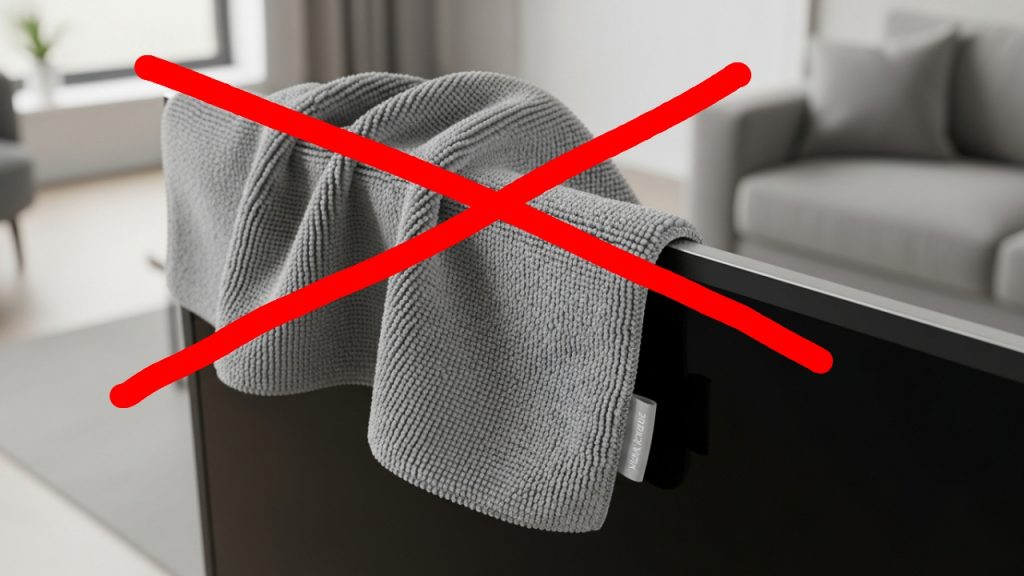 Adeus ao pano de microfibra: a nova tendência para limpar telas de TV