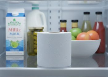Como o papel higiênico absorve umidade e odores na geladeira