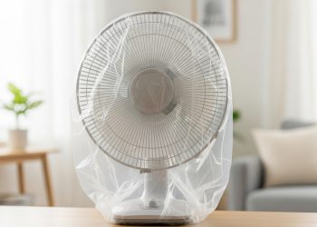 Como limpar o ventilador usando saco plástico: truque caseiro fácil e eficiente
