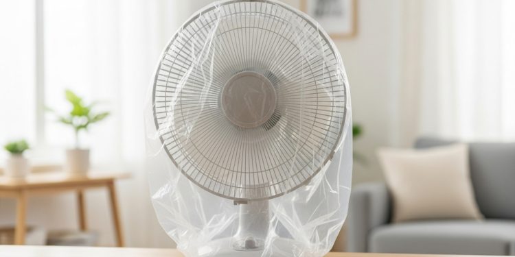 Como limpar o ventilador usando saco plástico: truque caseiro fácil e eficiente