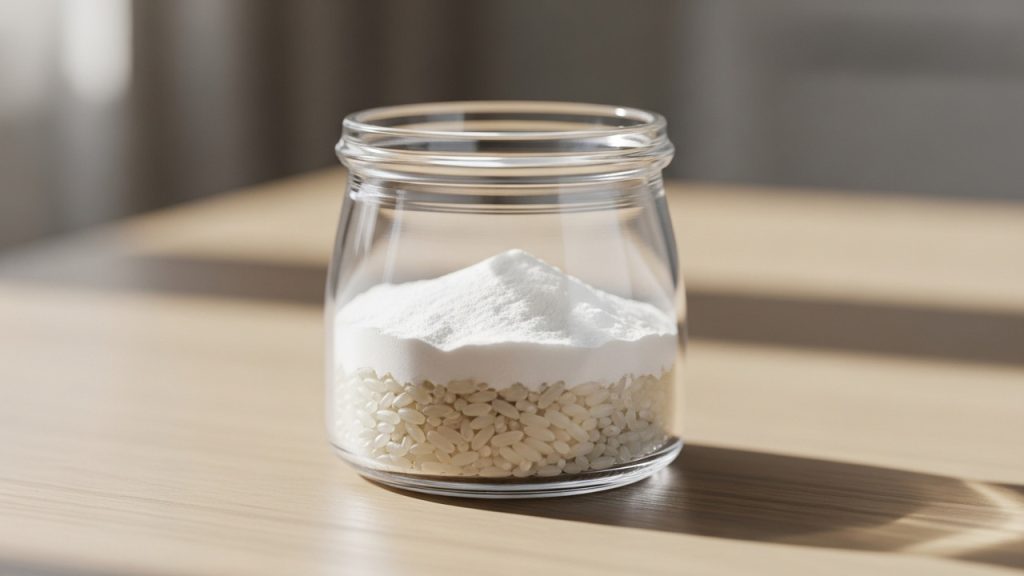 Bicarbonato de sódio e arroz: qual é o propósito de colocá-los em um pote dentro de casa?