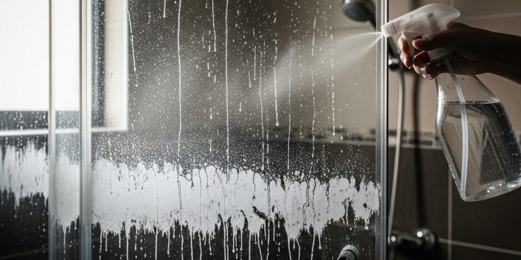 Depois do banho, é comum ver o box de vidro cheio de marcas esbranquiçadas que tiram o brilho e dão aparência de sujeira