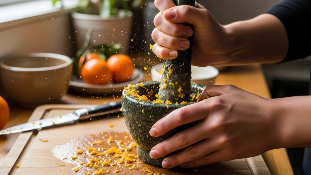 Esmagar cascas de laranja com sal: por que recomendam fazer isso e para que serve?