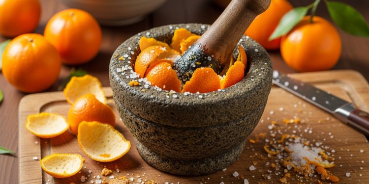 Esmagar cascas de laranja com sal: por que recomendam fazer isso e para que serve?