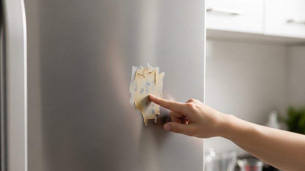 Como remover adesivos e resíduos de cola da geladeira sem danificar