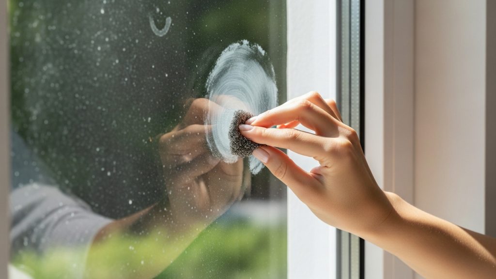 Como tirar manchas do box, portas e janelas de vidro com um truque simples