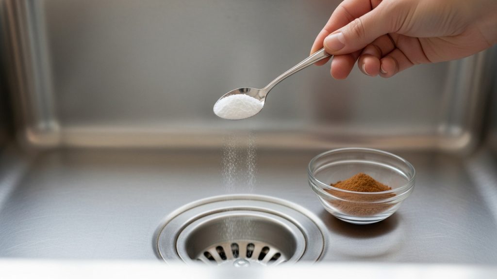 Coloque duas colheres desses produtos na pia e veja o que acontece no dia seguinte