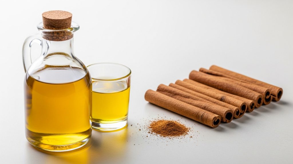 Por que a mistura de azeite e canela é recomendada e para que serve?