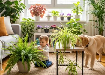 As melhores plantas para quem tem crianças e animais em casa e quer um toque de natureza sem risco