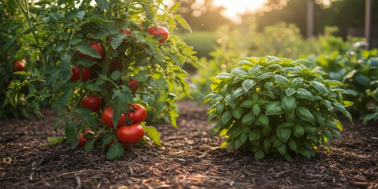 Por que você deve sempre plantar manjericão perto de tomates, segundo especialistas