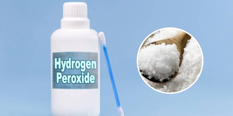 Sal e água oxigenada: a combinação que limpa manchas sem esforço