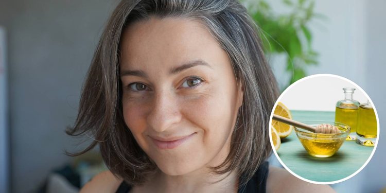 Como dar brilho e força aos seus cabelos grisalhos usando 2 ingredientes caseiros