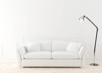 Ninguém te contou esse truque de limpeza para sofá branco