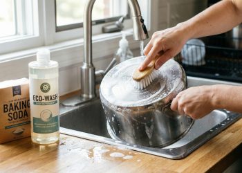 Detergente com bicarbonato: o duo que remove gordura difícil das panelas