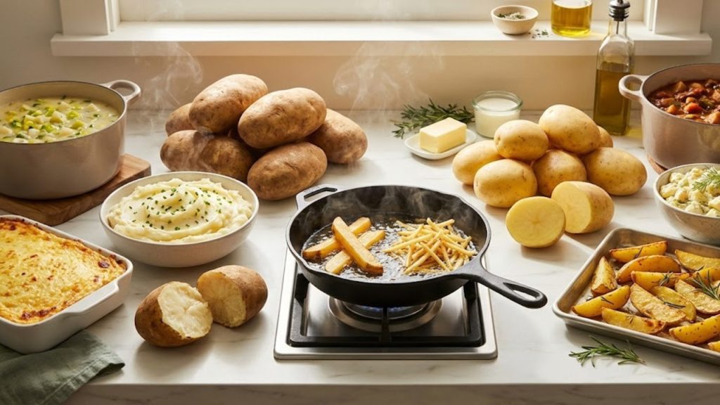 Poucos sabem: qual é a diferença entre as batatas brancas e marrons?