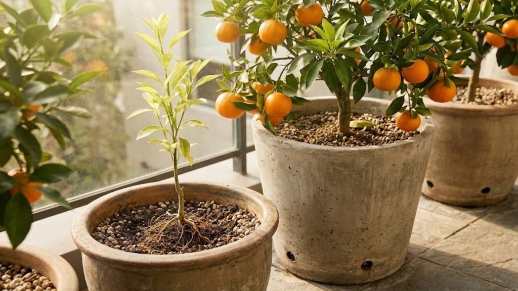 A árvore que dá frutos, cresce em vaso e é um símbolo de fortuna