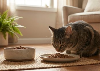 Seu gato deixa ração no fundo do pote? O problema pode ser a tigela, não a comida