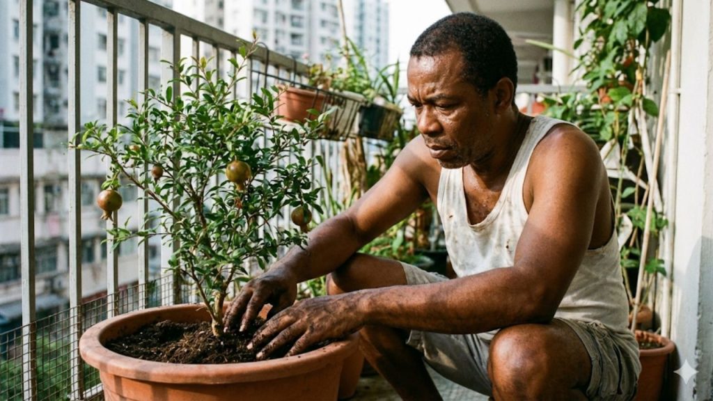 Essa arvore cresce em vaso, aguenta o sol forte e produz fruta o ano inteiro