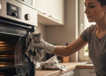O truque barato com jornal que salva a limpeza do vidro do forno