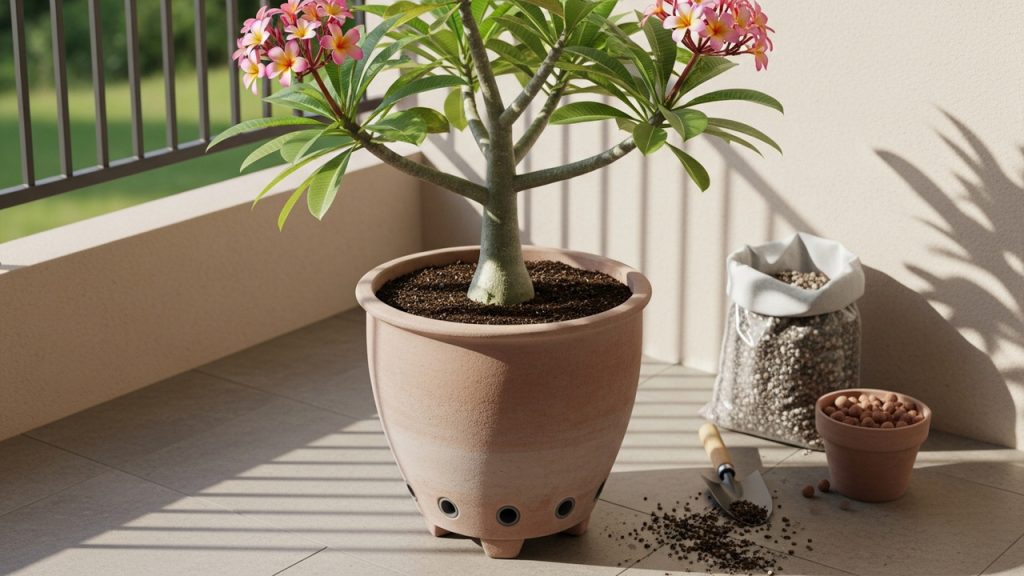 A árvore tropical perfeita para cultivar em vaso que enche o jardim de perfume
