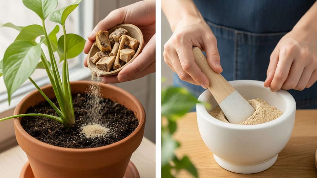 Como fazer farinha de osso em casa para fortalecer as plantas
