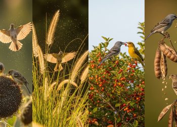 Essas 4 plantas parecem sem vida, mas salvam os pássaros do calor intenso