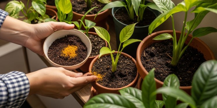 Pare de gastar com adubos caros e use essa mistura de café com açafrão