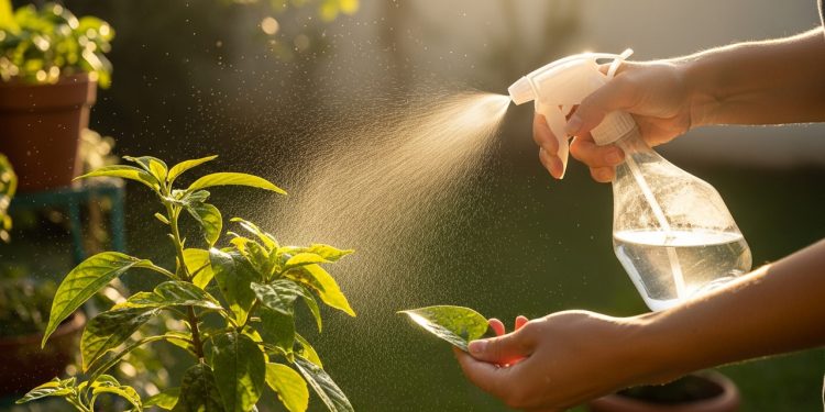 O segredo com bicarbonato que jardineiros usam para acabar com fungos nas folhas