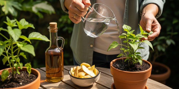 Aprenda a fazer o adubo de batata com vinagre que nutre as plantas e afasta pragas