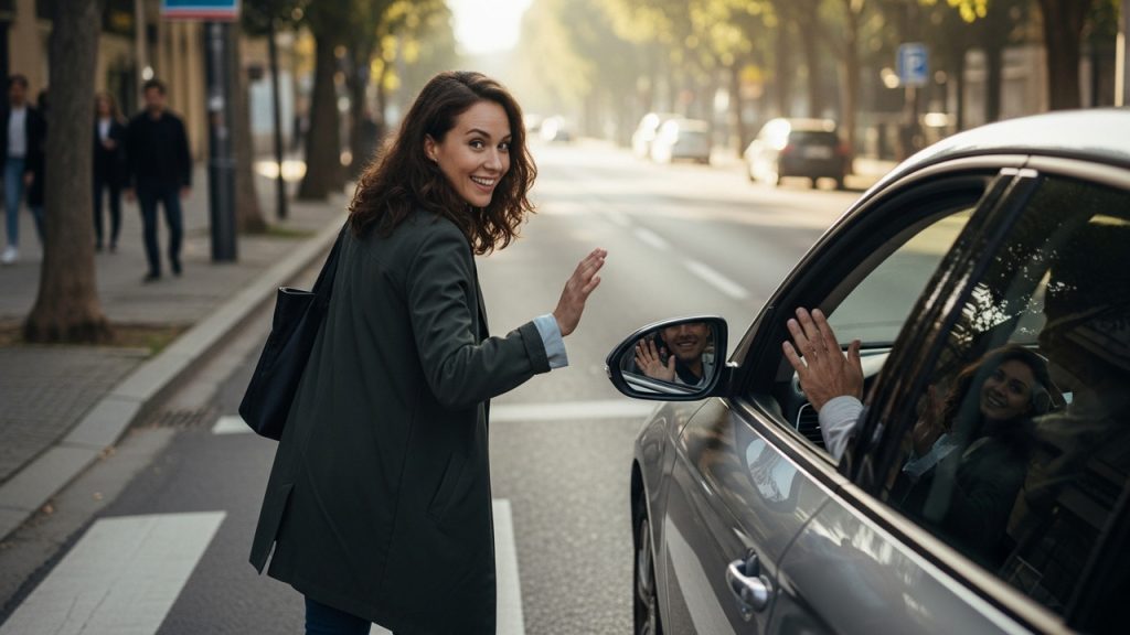 O que significa agradecer o motorista quando ele deixa você atravessar a rua, segundo a psicologia?