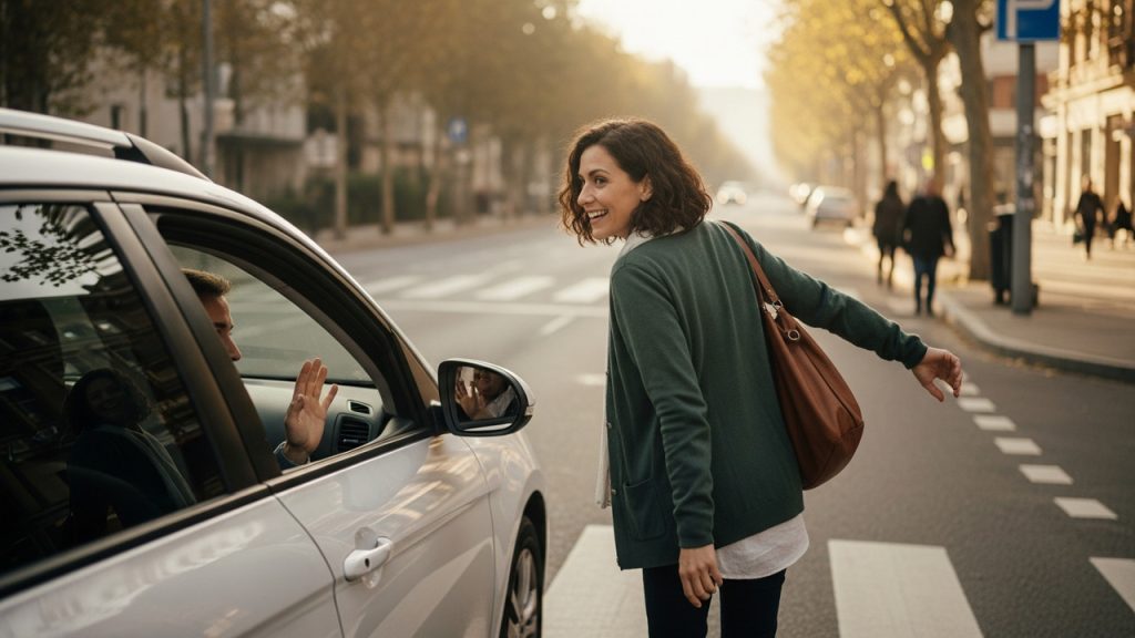 O que significa agradecer o motorista quando ele deixa você atravessar a rua, segundo a psicologia?